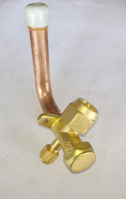 Split Ac Service Valve Outdoor Unit 5/8 Heavy Duty Leak Proof Pure Copper Valve, L TYPE