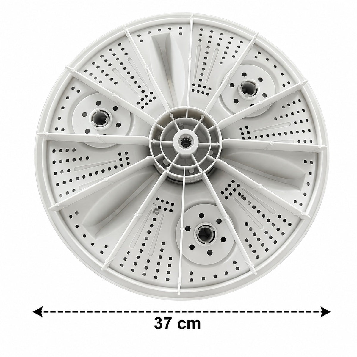 Washing Machine Pulsator Compatible With Samsung Semi Automatic Washing Machine, Knurling Shaft, Diameter 37cm