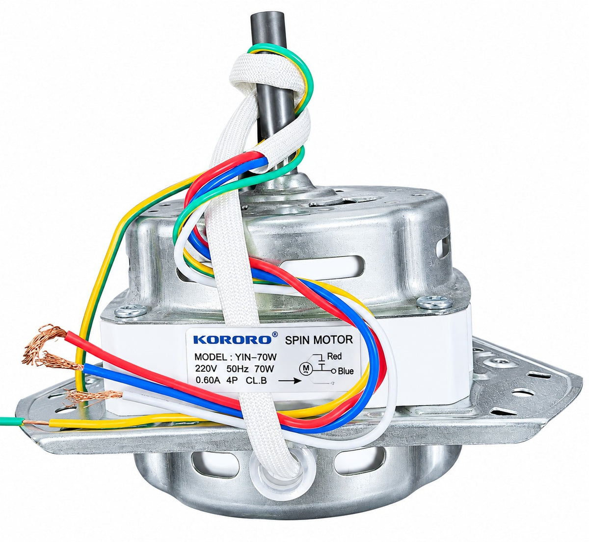 Universal Washing Machine Spin Motor Waterproof 70W | 220V 50Hz 4 Pole Spin Motor | Replacement Motor for Semi Automatic Washing Machine