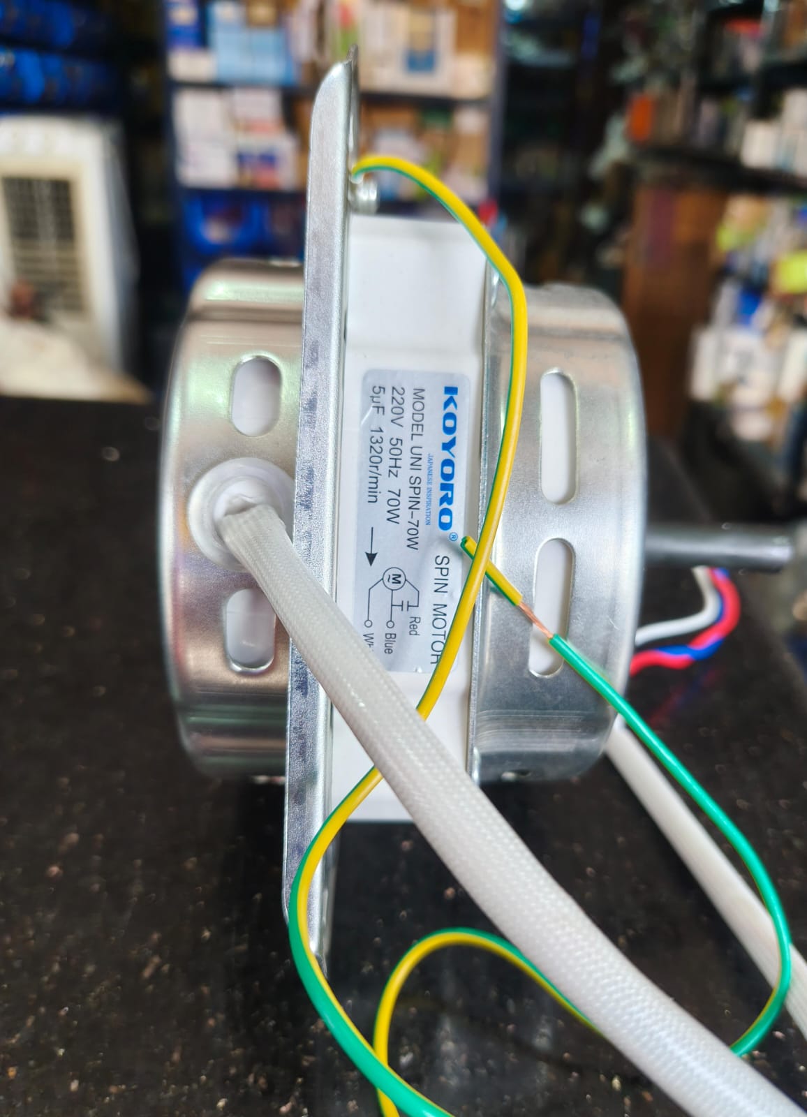 Universal Washing Machine Spin Motor Waterproof 70W | 220V 50Hz 4 Pole Spin Motor | Replacement Motor for Semi Automatic Washing Machine