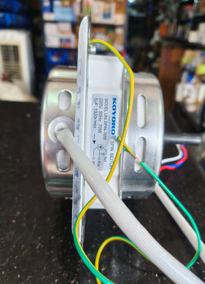 Universal Washing Machine Spin Motor Waterproof 70W | 220V 50Hz 4 Pole Spin Motor | Replacement Motor for Semi Automatic Washing Machine