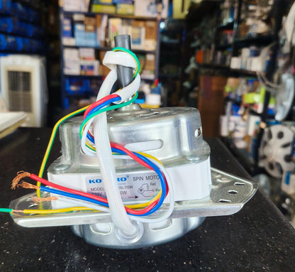 Universal Washing Machine Spin Motor Waterproof 70W | 220V 50Hz 4 Pole Spin Motor | Replacement Motor for Semi Automatic Washing Machine